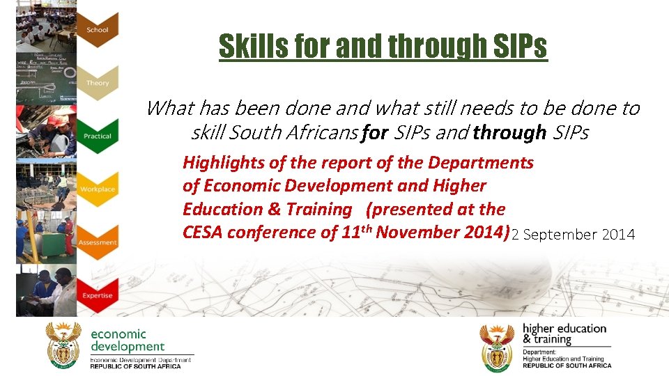 Skills for and through SIPs What has been done and what still needs to