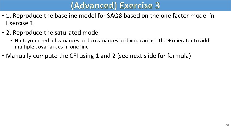(Advanced) Exercise 3 • 1. Reproduce the baseline model for SAQ 8 based on