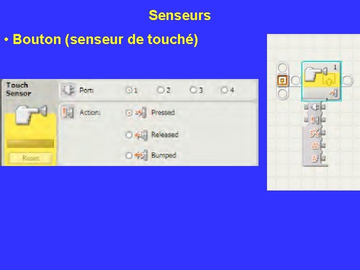 Senseurs • Bouton (senseur de touché) 