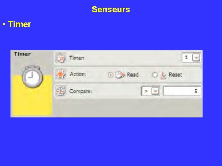 Senseurs • Timer 