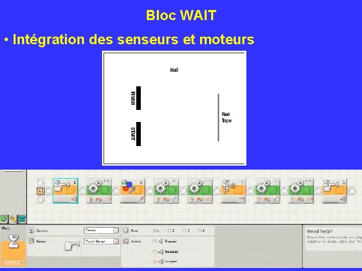 Bloc WAIT • Intégration des senseurs et moteurs 