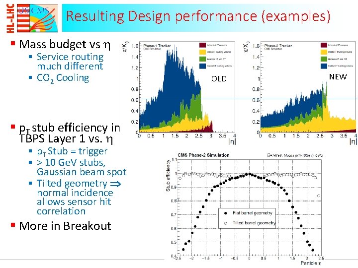 Resulting Design performance (examples) § Mass budget vs § Service routing much different §