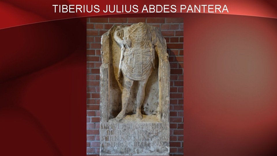 TIBERIUS JULIUS ABDES PANTERA 