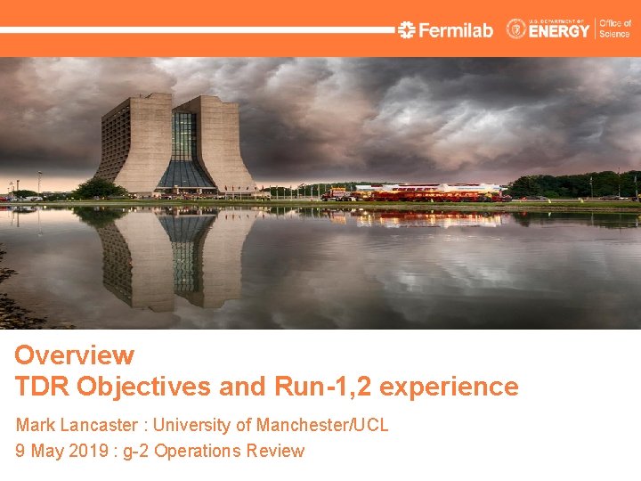 Overview TDR Objectives and Run-1, 2 experience Mark Lancaster : University of Manchester/UCL 9
