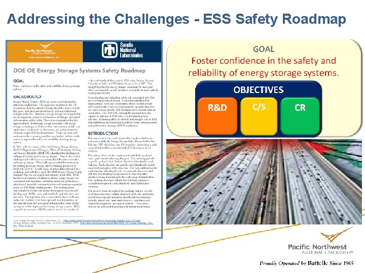 Addressing the Challenges - ESS Safety Roadmap 