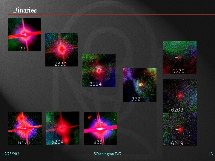 Binaries 12/28/2021 Washington DC 13 
