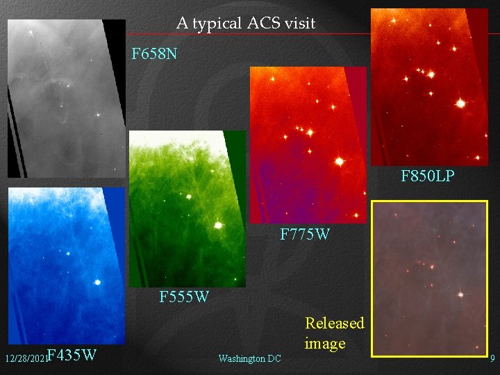 A typical ACS visit F 658 N F 850 LP F 775 W F