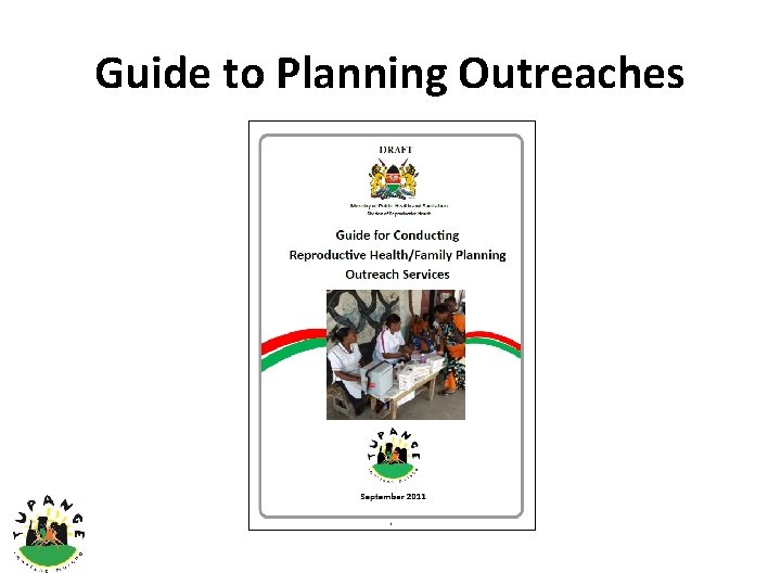 Guide to Planning Outreaches 