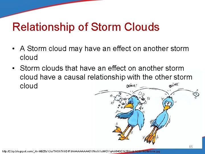 Relationship of Storm Clouds • A Storm cloud may have an effect on another
