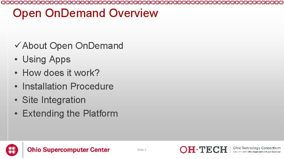 Open On. Demand Overview ü About Open On. Demand • Using Apps • How Open On. Demand Overview ü About Open On. Demand • Using Apps • How