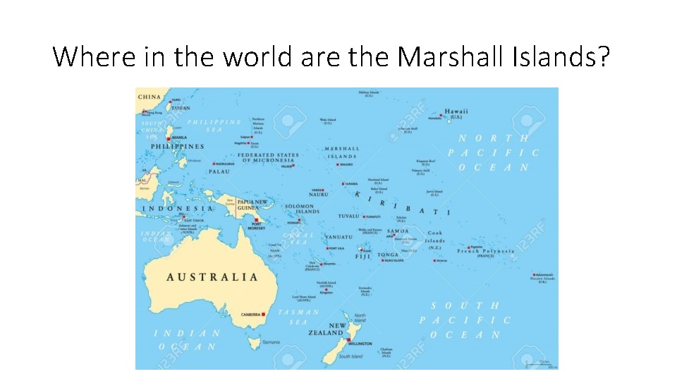 Where in the world are the Marshall Islands? 