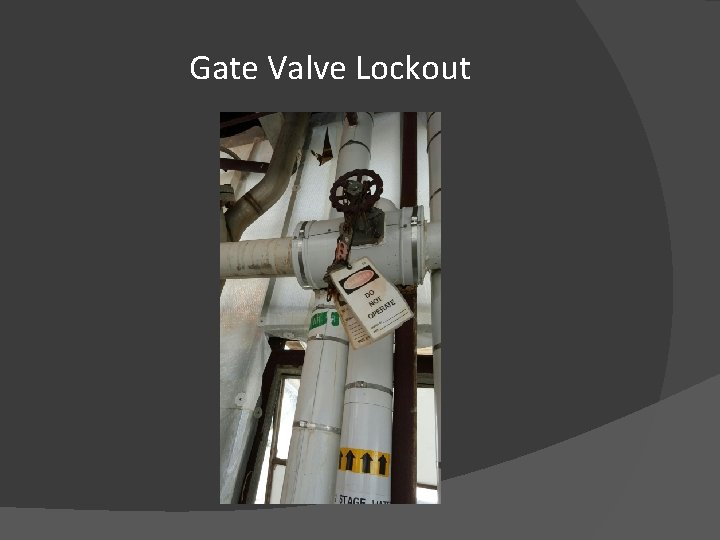 Gate Valve Lockout 