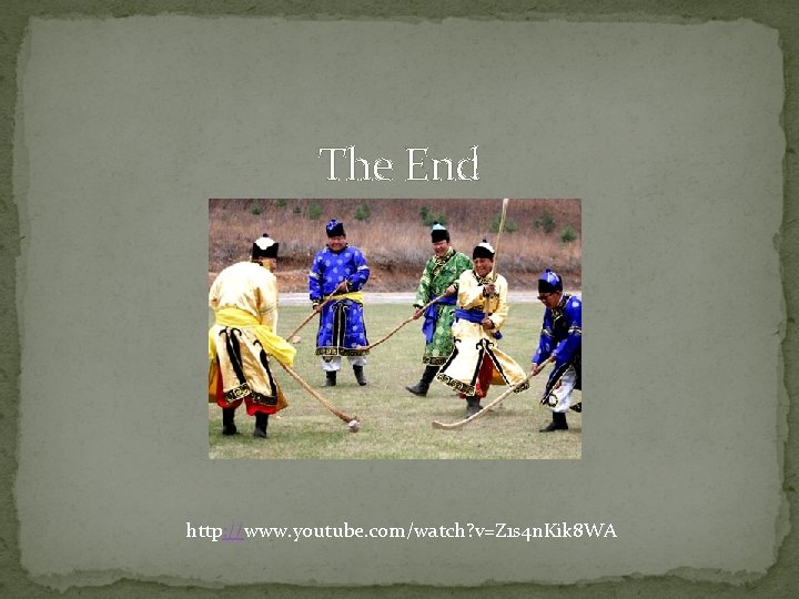 The End http: //www. youtube. com/watch? v=Z 1 s 4 n. Kik 8 WA