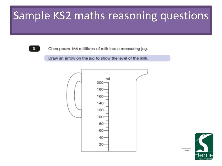 Sample KS 2 maths reasoning questions 