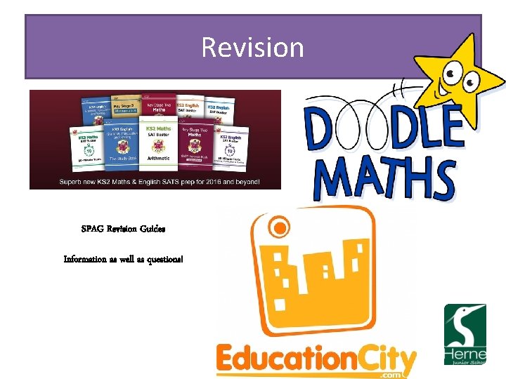 Revision SPAG Revision Guides Information as well as questions! 