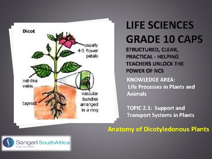 LIFE SCIENCES GRADE 10 CAPS STRUCTURED, CLEAR, PRACTICAL - HELPING TEACHERS UNLOCK THE POWER