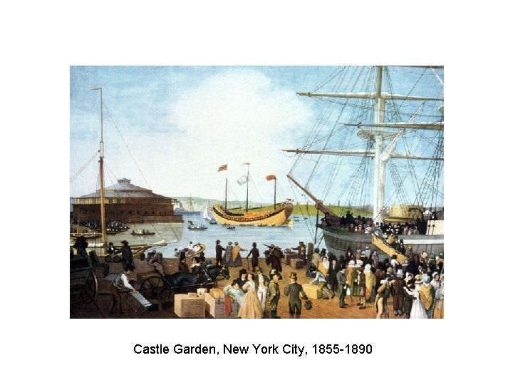 Castle Garden, New York City, 1855 -1890 