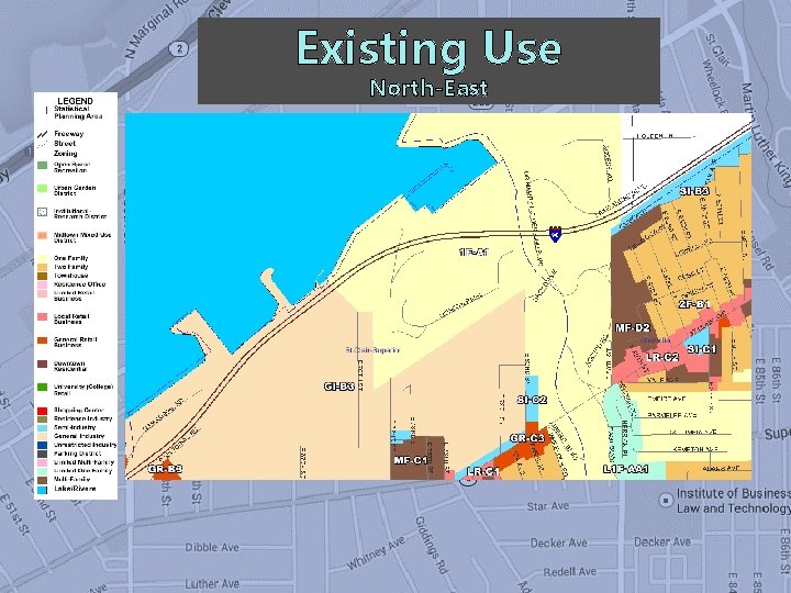 Existing Use North-East 