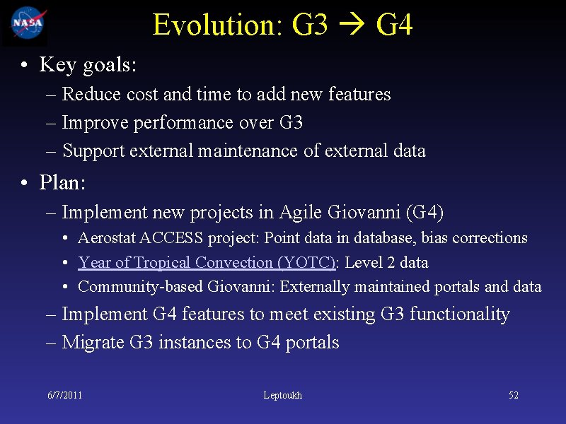 Evolution: G 3 G 4 • Key goals: – Reduce cost and time to