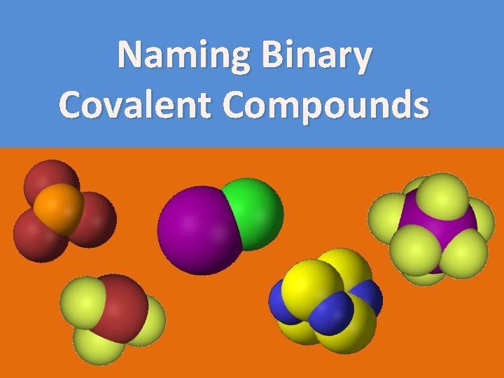 Naming Binary Covalent Compounds 