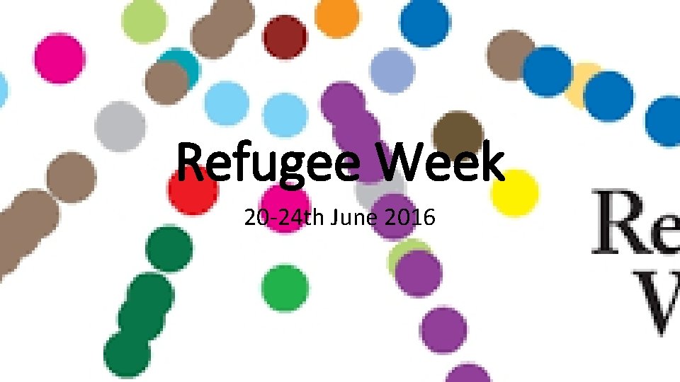 Refugee Week 20 -24 th June 2016 