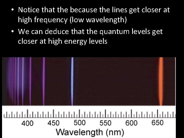  • Notice that the because the lines get closer at high frequency (low