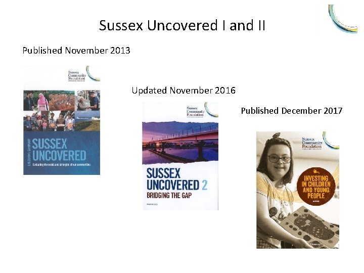 Sussex Uncovered I and II Published November 2013 Updated November 2016 Published December 2017