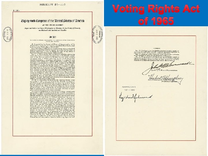 Voting Rights Act of 1965 