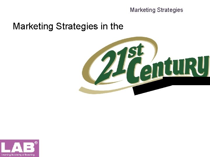 Marketing Strategies in the 