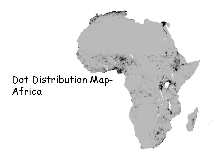 Dot Distribution Map. Africa 