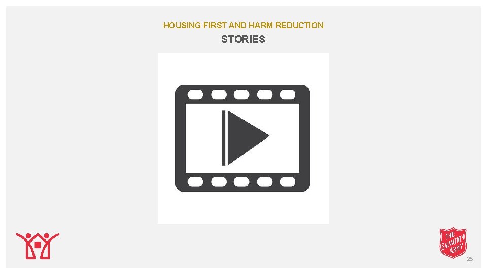 HOUSING FIRST AND HARM REDUCTION STORIES 25 