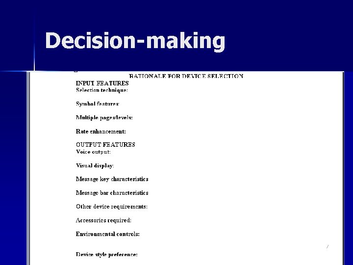 Decision-making 57 