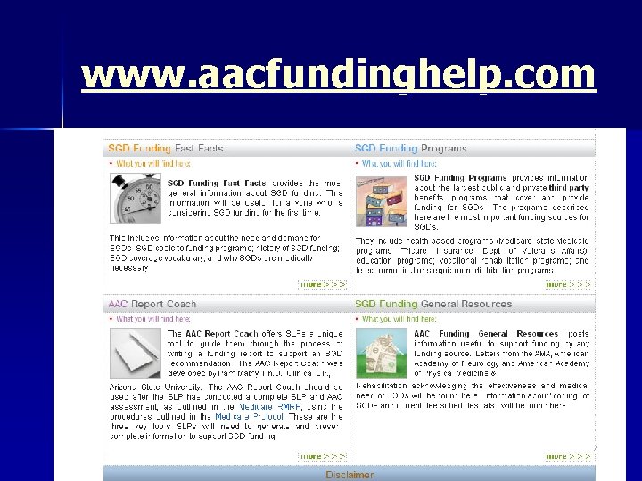 www. aacfundinghelp. com 87 