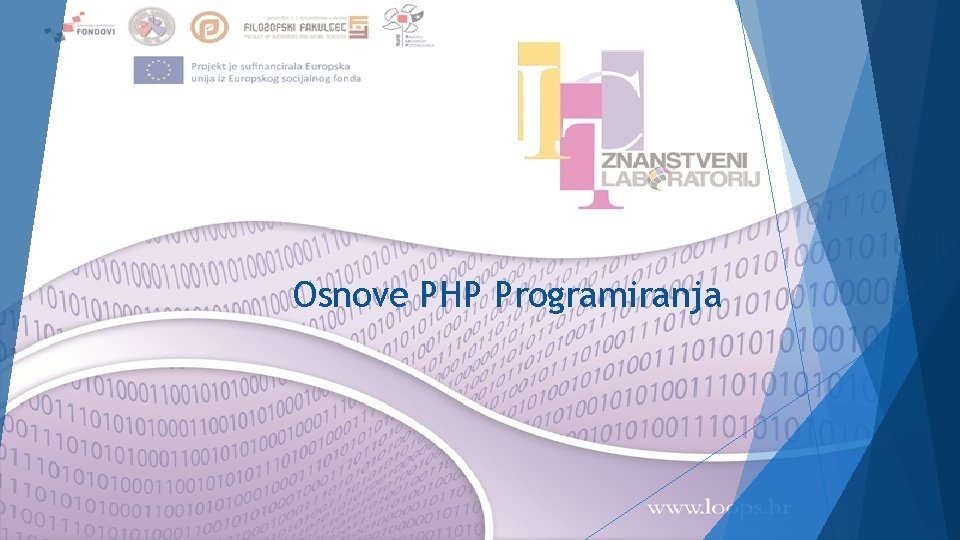 Osnove PHP Programiranja 