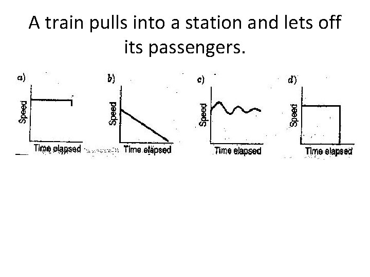 A train pulls into a station and lets off its passengers. 