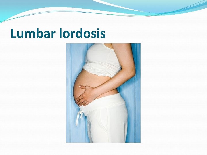 Lumbar lordosis 