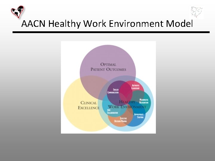 AACN Healthy Work Environment Model 