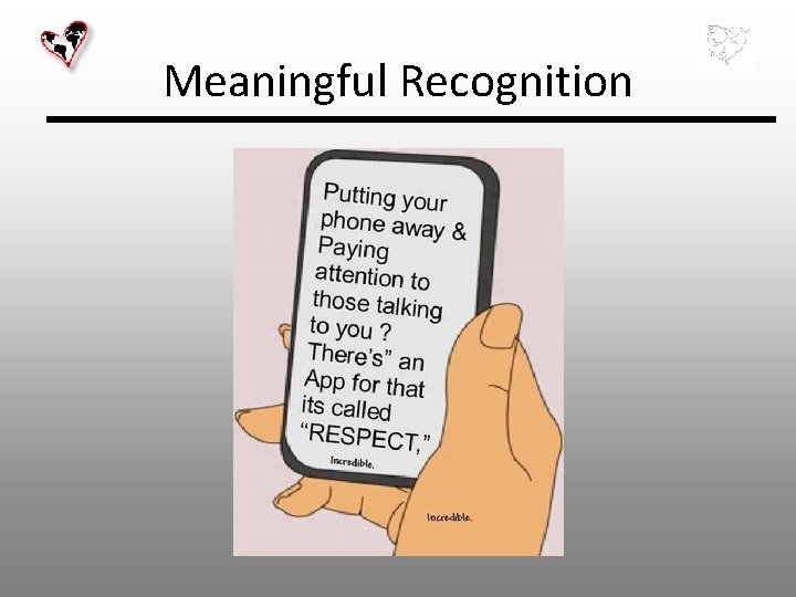 Meaningful Recognition 