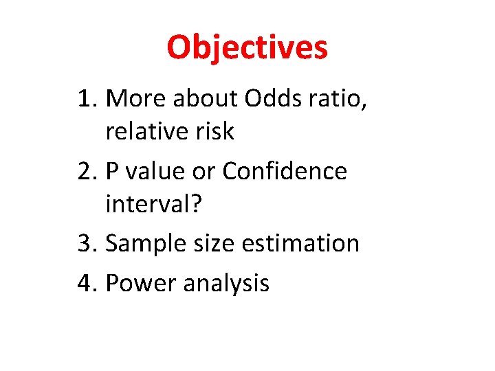 Effect Estimates And The Role Of The Chance