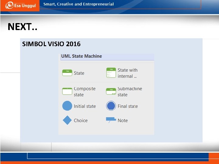 NEXT. . SIMBOL VISIO 2016 