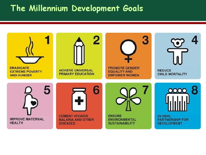 The Millennium Development Goals 