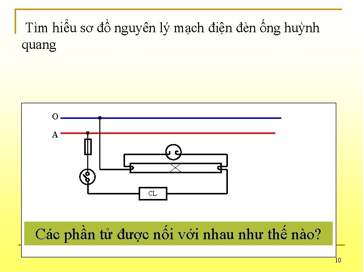 Tìm hiểu sơ đồ nguyên lý mạch điện đèn ống huỳnh quang O A