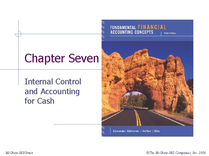 Chapter Seven Internal Control and Accounting for Cash Mc. Graw-Hill/Irwin ©The Mc. Graw-Hill Companies,