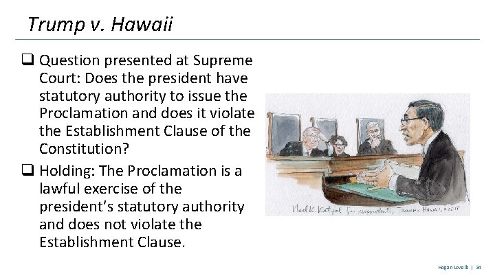 Trump v. Hawaii q Question presented at Supreme Court: Does the president have statutory