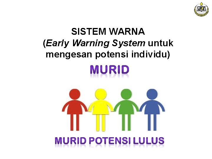 SISTEM WARNA (Early Warning System untuk mengesan potensi individu) 