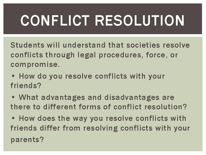 CIVICS THEMES UNIT 1 BELIEFS AND IDEALS Students