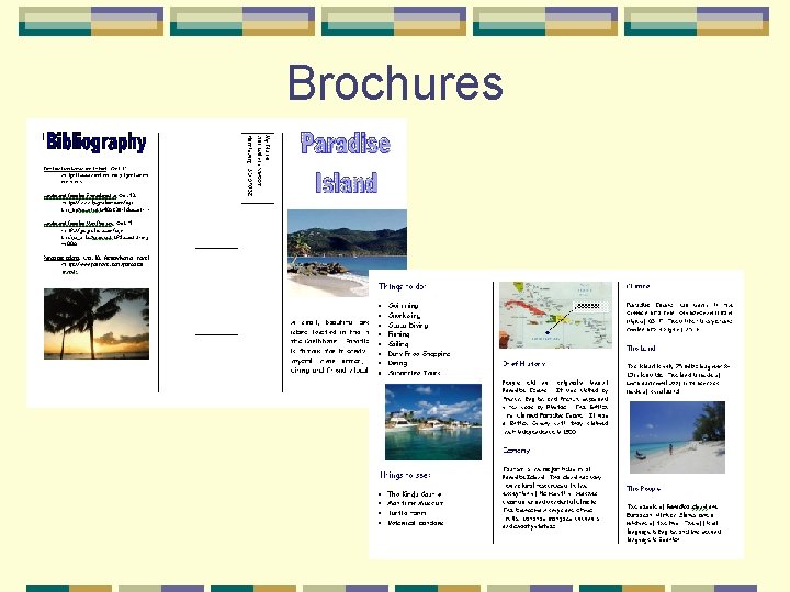 Brochures 