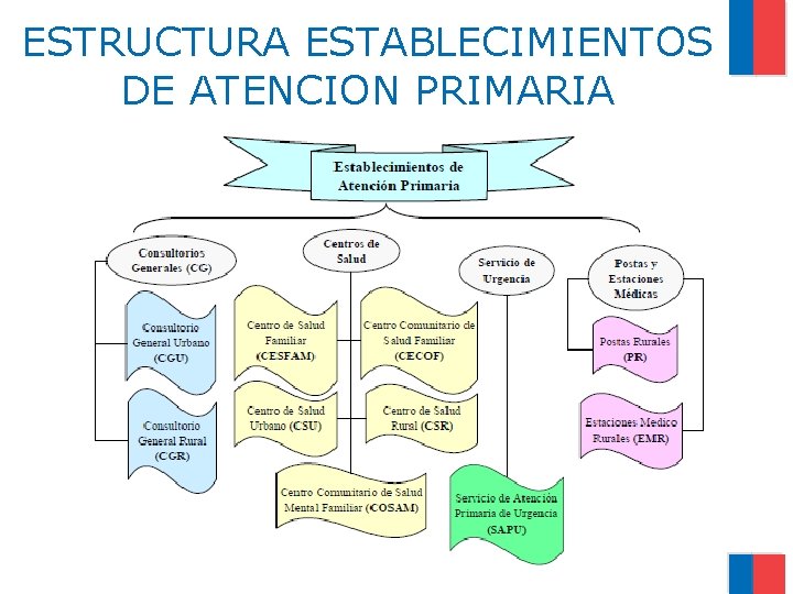 ESTRUCTURA ESTABLECIMIENTOS DE ATENCION PRIMARIA 