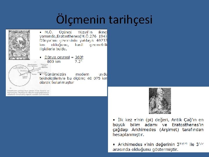 Ölçmenin tarihçesi 