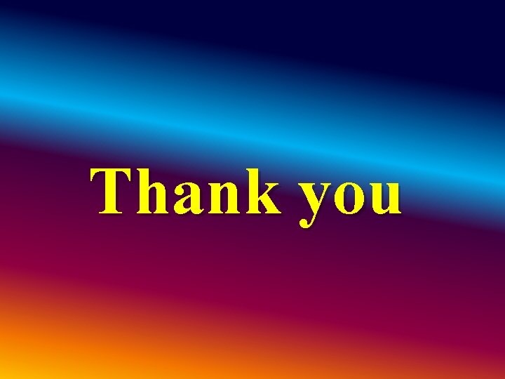 Thank you Thank you